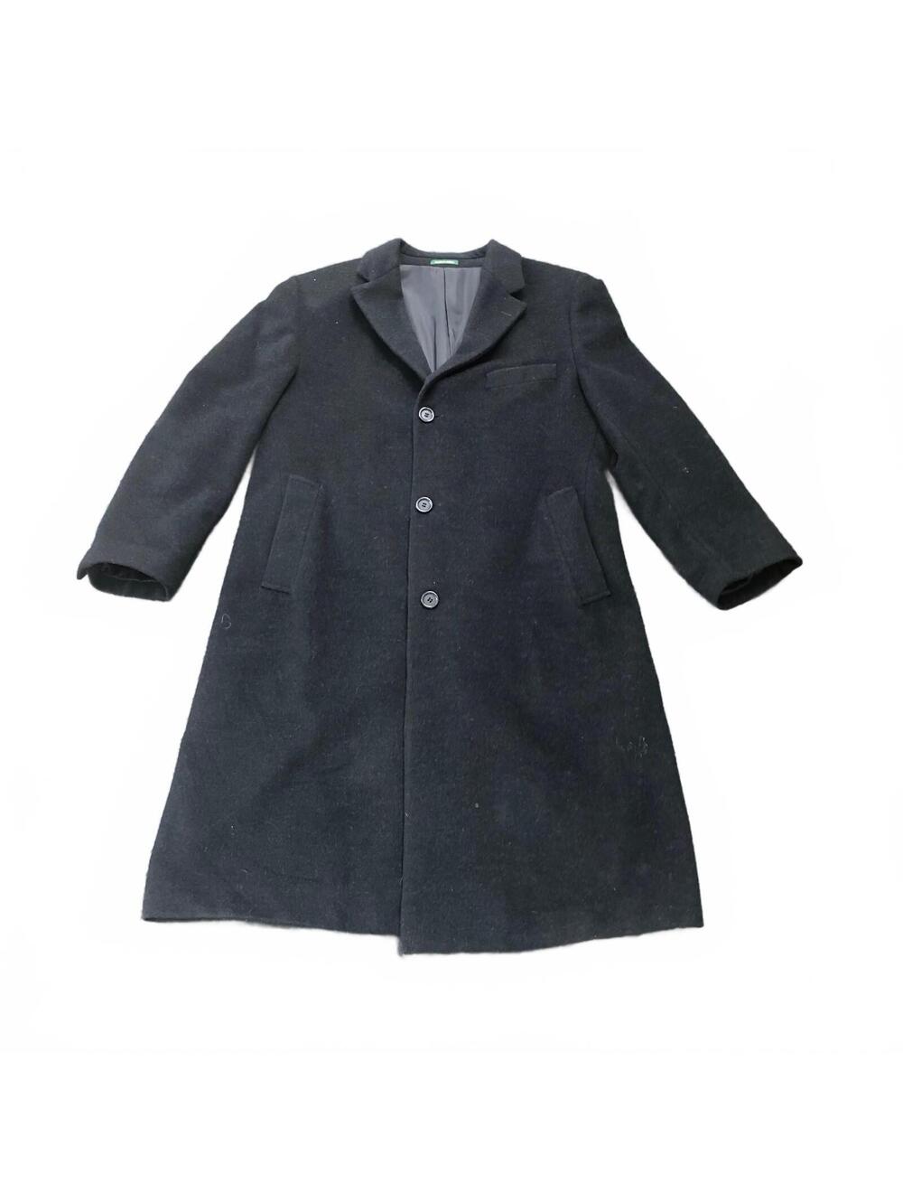 Vintage Lauren Ralph Lauren Black Wool Overcoat
